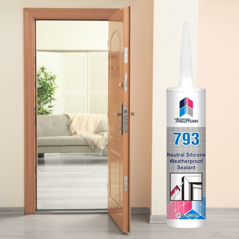 793 neutral silicone sealant used for indoor decoration applications.